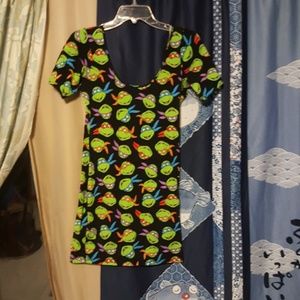 TMNT bodycon dress L Teenage Mutant Ninja Turtles